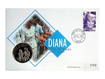 Zambia, 1000 Kwacha 1998 'DIANA' Princess of Wales, Mercury Coin Cover, Choice Condition as Issued, No102