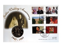 Uganda, 2000 Shillings 1997 'Golden Wedding' Anniversary, Mercury Cover Clean as Issued No 4230