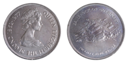 Guernsey, 25 Pence, 1977 Queen's Silver Jubilee, UNC