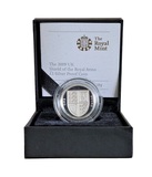2009 UK One Pound Silver Proof, Boxed with Royal Mint Certificate FDC
