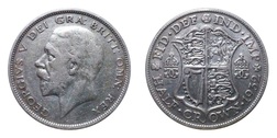 1932 George V Silver Half crown, RGF