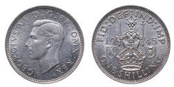 1945 Scot Shilling, EF