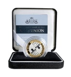 2007 Act of Union Tercentenary 'Piedfort' Silver Proof Two Pound Coin in Presention Box and Certificate, FDC
