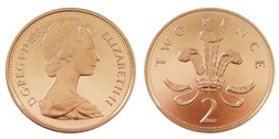 Decimal 1983 Two Pence, Proof FDC