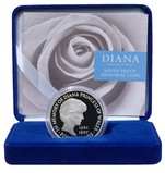 Pre-Owned 1999 Five Pound 'Diana Memorial Coin' Silver Proof Boxed FDC