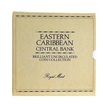 Eastern Caribbean States, 1986 Brilliant Uncirculated (6-Coin) Collection, Issued by the Royal Mint UK, Choice UNC