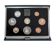 1984 Royal Mint, Standard Proof (8) Coin Collection, aFDC