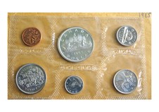 Pre-Owned Canada, 1965 Mint Sealed (6-Coins) Proof Like Uncirculated Part Silver Collection