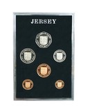 1980 Jersey Proof year Coin Set in Exceptional Grade, with Royal Mint Certificate FDC