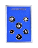 Guernsey 1981 Proof year Coin Set in Exceptional Grade, with Royal Mint Certificate FDC