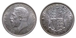 1936 George V Silver Half crown, Mint lustre GVF 40611