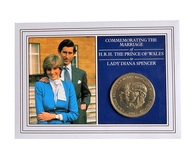 1981 Charles and Diana Commemorative Coin in Royal Mint Folder, UNC