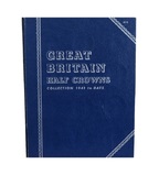 Great Britain, Empty Whitman Folder 1941 to Date Half Crowns, lightly used