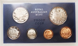Australian 1969 Proof year Set, issued by the Royal Australia Mint. Cased FDC