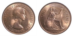 1953 Penny, aUNC