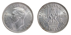 1945 Scot Shilling, aUNC