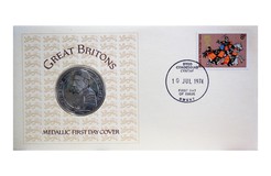 Great Britain's Sterling Silver Medallic Proof Medal First Day Cover, Commemorating 'HENRY V' FDC