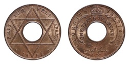British West Africa, 1952 One/Tenth Penny, UNC Good Lustre