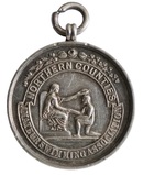 1933 Northern Counties Amateur Swimming association Silver Medal, won by A Downing in 1933, GVF