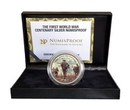 Great Britain 2014 The First World War Centenary 2 oz Silver 'NUMISPROOF' FDC