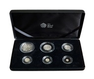 The 2016 United Kingdom Silver Proof Piedfort Coin Set