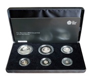 Pre-Owned The Britannia 2015 Collection Six-Coin Silver Proof Set, showing signs obverse toning