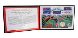 Jersey 2014 'Red Arrows' £5 Coin Commemorative Cover, in Westminster luxurious Folder, FDC