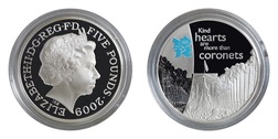 A Celebration of Britain, UK £5 Issued by the Royal Mint, Silver Proof Coin 'THE SPIRIT SERIES' — 'PAGEANTRY' FDC