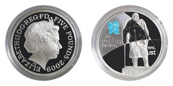 A Celebration of Britain, UK £5 Issued by the Royal Mint, Silver Proof Coin 'THE SPIRIT SERIES' — 'COURAGE' FDC
