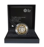 2015 Royal Mint British Magna Carta 800th Anniversary Piedfort £2 Two Pound Silver Proof Coin, obverse light toning