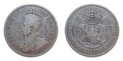 South Africa, 1923 Half crown, Fine