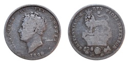 1826 Shilling, VG