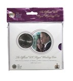 2011 Royal Wedding Prince William + Catherine Middleton (Kate) £5 Pound Brilliant Uncirculated in Royal Mint Sealed Folder