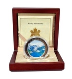 Canada 20 Dollars "The Canadian Rockies" 2003 Silver Proof Boxed with Certificate