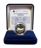 Canada 1992 Commemorative 25 Cents 'Newfoundland' Silver Proof , boxed with certificate FDC