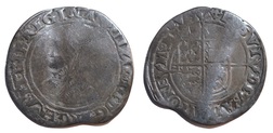 Elizabeth I. Hammered Shilling,  FAIR