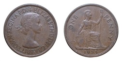 1953 Penny, VF