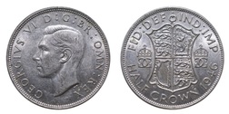 1946 Half crown, Mint lustre, GVF+ 18937