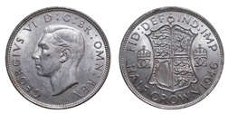 1946 Half crown Mint lustre, GVF 25522