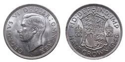 1946 Half crown Mint lustre, aEF 11863