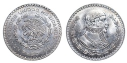 Mexico, 1961 Silver peso, UNC 4649