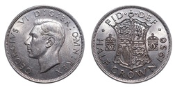 1950 Half crown Mint Lustre, GVF 75754