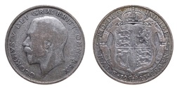 1923 Half crown, F/GF 64006