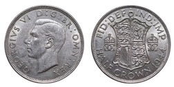1944 Half crown, Mint Lustre GVF 20175