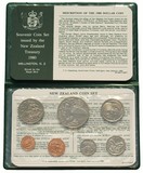 New Zealand, 1980 Brilliant Uncirculated Collection. (7 coins) Cent to the "Fantail" Cu-Ni Dollar