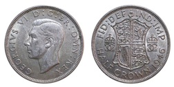 1946 Half crown Mint lustre, VF 11588