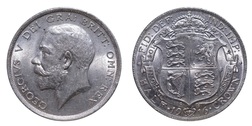 1916 Half crown, Mint lustre aEF 38251