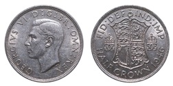 1946 Half crown, Mint lustre GVF 25525