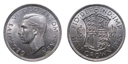 1945 Half crown, Mint lustre aEF 11868