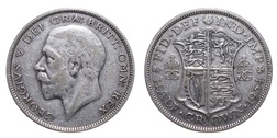 1934 George V Silver Half crown, GF 75836